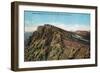 Mount McClellan, Colorado, View of the Argentine Central Railroad Train at Summit-Lantern Press-Framed Art Print