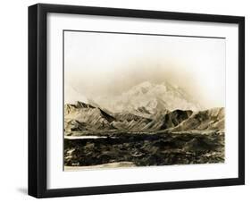 Mount McKinley, 20,300 Ft., 1924-Asahel Curtis-Framed Giclee Print