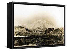 Mount McKinley, 20,300 Ft., 1924-Asahel Curtis-Framed Stretched Canvas