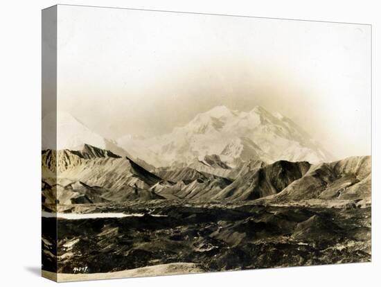 Mount McKinley, 20,300 Ft., 1924-Asahel Curtis-Stretched Canvas