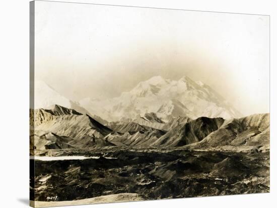 Mount McKinley, 20,300 Ft., 1924-Asahel Curtis-Stretched Canvas