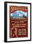 Mount McKinley, Alaska - 30% Club-Lantern Press-Framed Art Print