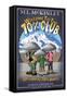 Mount McKinley, Alaska - 70% Club-Lantern Press-Framed Stretched Canvas