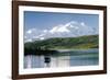 Mount Mckinley and Feeding Moose-Darrell Gulin-Framed Photographic Print