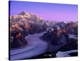 Mount McKinley and Ruth Glacier-Danny Lehman-Stretched Canvas