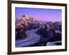 Mount McKinley and Ruth Glacier-Danny Lehman-Framed Photographic Print