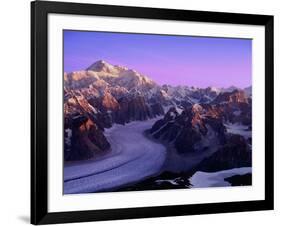 Mount McKinley and Ruth Glacier-Danny Lehman-Framed Photographic Print