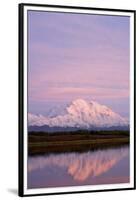 Mount Mckinley at Sunset in Denali National Park-Paul Souders-Framed Premium Photographic Print