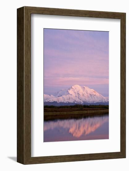 Mount Mckinley at Sunset in Denali National Park-Paul Souders-Framed Photographic Print