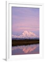 Mount Mckinley at Sunset in Denali National Park-Paul Souders-Framed Photographic Print