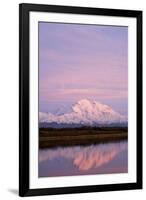 Mount Mckinley at Sunset in Denali National Park-Paul Souders-Framed Photographic Print