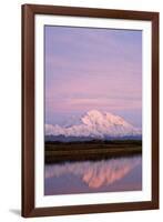 Mount Mckinley at Sunset in Denali National Park-Paul Souders-Framed Photographic Print