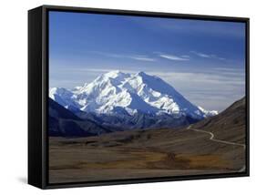 Mount Mckinley, Denali National Park, Alaska, USA-John Warburton-lee-Framed Stretched Canvas