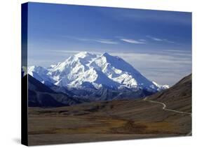 Mount Mckinley, Denali National Park, Alaska, USA-John Warburton-lee-Stretched Canvas