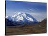 Mount Mckinley, Denali National Park, Alaska, USA-John Warburton-lee-Stretched Canvas