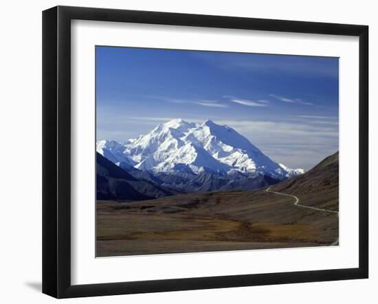 Mount Mckinley, Denali National Park, Alaska, USA-John Warburton-lee-Framed Premium Photographic Print