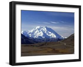 Mount Mckinley, Denali National Park, Alaska, USA-John Warburton-lee-Framed Photographic Print