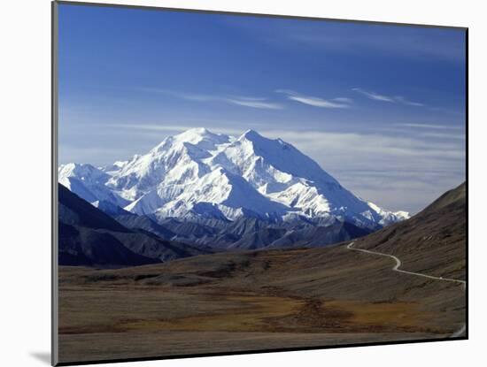 Mount Mckinley, Denali National Park, Alaska, USA-John Warburton-lee-Mounted Photographic Print