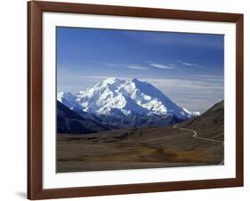 Mount Mckinley, Denali National Park, Alaska, USA-John Warburton-lee-Framed Photographic Print