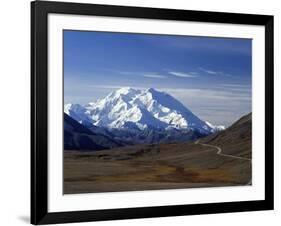 Mount Mckinley, Denali National Park, Alaska, USA-John Warburton-lee-Framed Photographic Print