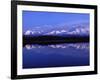 Mount Mckinley from Reflection Lake, Denali National Park, Alaska, USA-John Warburton-lee-Framed Photographic Print
