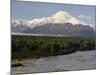 Mount Mckinley (Mount Denali) and Chulitna River, Alaska, United States of America, North America-Jochen Schlenker-Mounted Photographic Print
