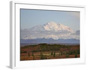 Mount Mckinley (Mount Denali) at Sunset in Fall, Denali National Park and Preserve, Alaska-James Hager-Framed Photographic Print
