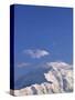 Mount McKinley Under a Half Moon-Merrill Images-Stretched Canvas