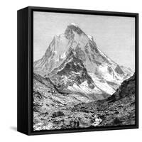 Mount Moira, India, 1895-null-Framed Stretched Canvas