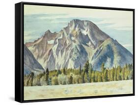 Mount Moran, 1946-Edward Hopper-Framed Stretched Canvas