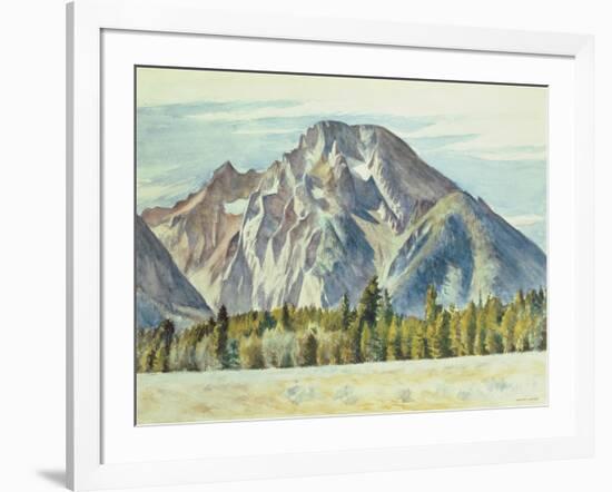 Mount Moran, 1946-Edward Hopper-Framed Giclee Print