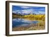 Mount Moran and the Teton Range from Oxbow Bend, Snake River, Grand Tetons National Park, Wyoming-Gary Cook-Framed Photographic Print