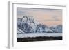 Mount Moran at Dawn in the Winter-James Hager-Framed Photographic Print