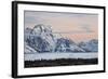 Mount Moran at Dawn in the Winter-James Hager-Framed Photographic Print