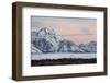 Mount Moran at Dawn in the Winter-James Hager-Framed Photographic Print