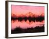 Mount Moran at Dusk-Robert Glusic-Framed Photographic Print