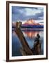 Mount Moran at Jackson Lake from Jackson Lake Dam in Grand Teton National Park, Wyoming-Melissa Southern-Framed Photographic Print