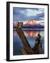 Mount Moran at Jackson Lake from Jackson Lake Dam in Grand Teton National Park, Wyoming-Melissa Southern-Framed Photographic Print