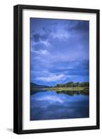 Mount Moran Rises Over Oxbow Bend On A Stormy Late Summer Morning-Bryan Jolley-Framed Photographic Print