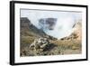 Mount Naka Active Crater Lake, Mount Aso, Kyushu, Japan, Asia-Michael Runkel-Framed Photographic Print