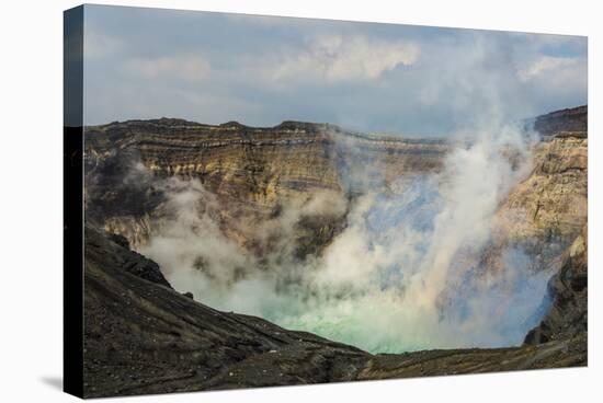 Mount Naka Active Crater Lake, Mount Aso, Kyushu, Japan, Asia-Michael Runkel-Stretched Canvas