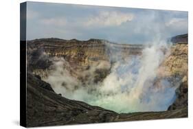 Mount Naka Active Crater Lake, Mount Aso, Kyushu, Japan, Asia-Michael Runkel-Stretched Canvas