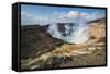 Mount Naka Active Crater Lake, Mount Aso, Kyushu, Japan, Asia-Michael Runkel-Framed Stretched Canvas