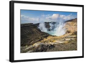 Mount Naka Active Crater Lake, Mount Aso, Kyushu, Japan, Asia-Michael Runkel-Framed Photographic Print