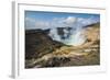 Mount Naka Active Crater Lake, Mount Aso, Kyushu, Japan, Asia-Michael Runkel-Framed Photographic Print