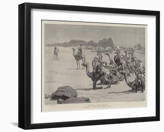 Mount!, News from the Front-Frank Dadd-Framed Giclee Print