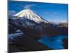 Mount Ngauruhoe and Upper Tama Lake, Tongariro National Park, UNESCO World Heritage Site, North Isl-Ben Pipe-Mounted Photographic Print