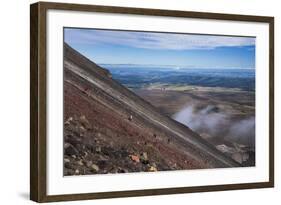 Mount Ngauruhoe Volcano Summit Climb, an Extra on the Tongariro Alpine Crossing-Matthew Williams-Ellis-Framed Photographic Print