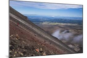 Mount Ngauruhoe Volcano Summit Climb, an Extra on the Tongariro Alpine Crossing-Matthew Williams-Ellis-Mounted Photographic Print