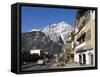 Mount Norquay and Downtown Banff, Alberta, Canada, North America-DeFreitas Michael-Framed Stretched Canvas